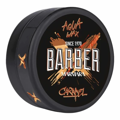 Afbeelding van BARBER MARMARA CARAMEL Aqua Hair Wax Gel met nat effect, 150 ml, glanzende haarwax voor kinderen, heren