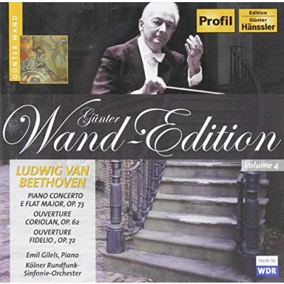 Afbeelding van Kölner Rundfunk Sinfonie Orchester, Günter Wand Beethoven: Piano Concerto/Ouverture Coriolan/Fedelio (CD)