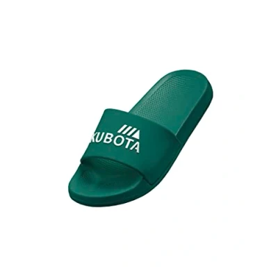 Afbeelding van Kubota Badschoenen voor dames en heren, strand, douche sauna, antislip, licht elastisch, zomerslippers, Donkergroen