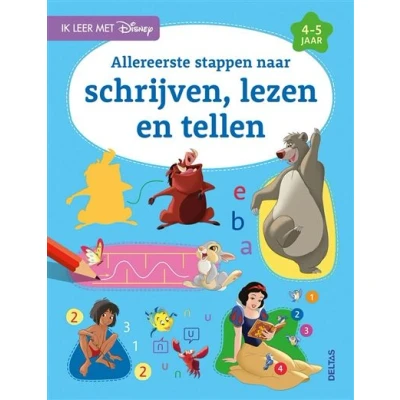 Image de Disney Ik leer met Allereerste stappen naar schrijven, lezen en tellen (4 5 j.)