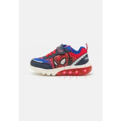 Afbeelding van Geox Marvel Spiderman Ciberdron BOY Sneakers laag voor kinderen, Maat: 36, Navy/red Imitatieleer/ textiel