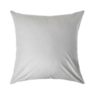 Afbeelding van Homescapes kussensloop 80 x cm zilvergrijs, 100% Egyptisch katoen, draaddichtheid 200