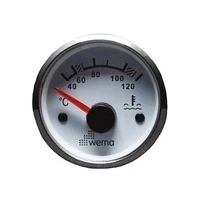 Afbeelding van Wema Silver Serie Watertemperatuur wit