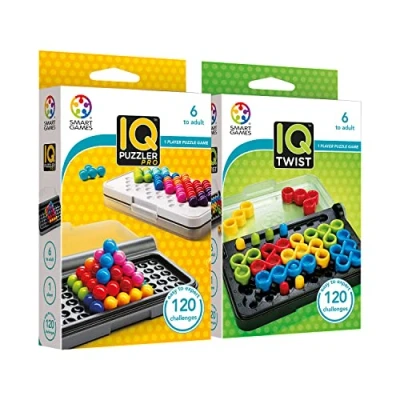 Afbeelding van Smart Games IQ Pro + Twist Bordspellen voor kinderen van 6 jaar of ouder Kinderpuzzel Bordspel spelletjes