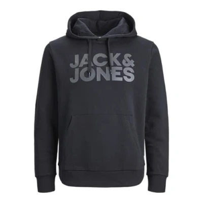 Afbeelding van Jack &amp; Jones Ecorp LOGO NOOS Hoodie, Heren, Maat: Small, Black