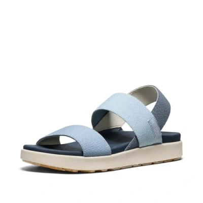 Afbeelding van KEEN Riem aan de achterkant, sleehaksandalen voor dames, Skyway Washed Denim