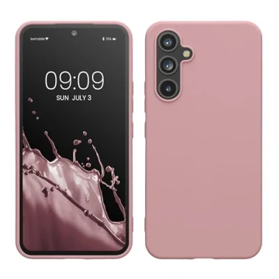 Afbeelding van kwmobile telefoonhoesje geschikt voor Samsung Galaxy A54 5G Hoesje smartphone Back cover in oudroze