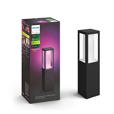 Afbeelding van Philips Hue Impress sokkellamp White and Color zwart laag uitbreiding