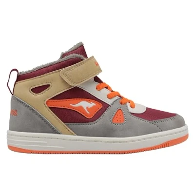 Afbeelding van Kangaroos Kalley II Unisex Sneakers hoog voor kinderen, Maat: 40, Cool beige/leafy jumpers Schoenen