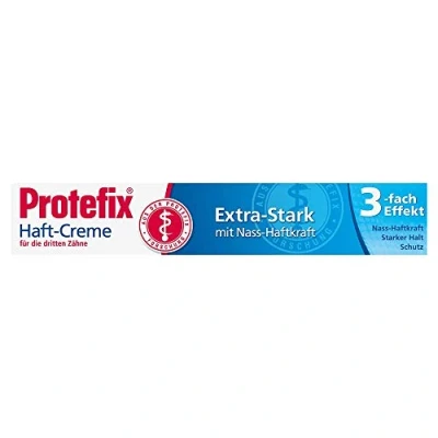Afbeelding van Protefix Set van 3 extra sterke kleefcrème 47 g (3 x g)