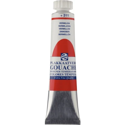 Afbeelding van Talens Plakkaatverf Extra Fijn Tube Van 20 Ml, Vermiljoen