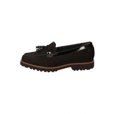 Afbeelding van Sioux Meredith Mocassins, Dames, Maat: 35.5, Schwarz Veloursleer