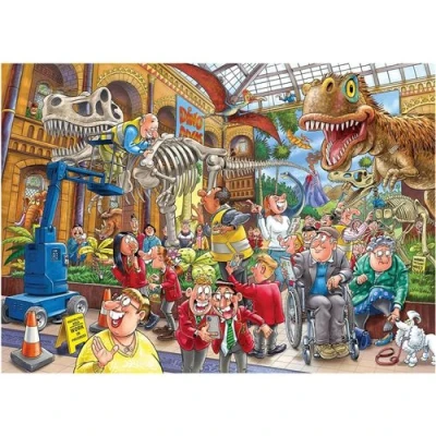 Afbeelding van Wasgij Mystery Puzzel 24 Paniek In Het Museum! 1000 Stukjes