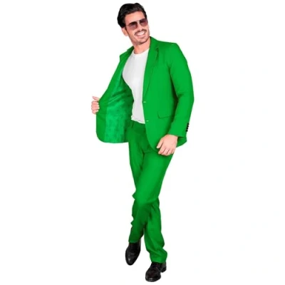 Afbeelding van Widmann Landen Thema Kostuum Kikker Groen St Patricksday Man Large Carnavalskleding Verkleedkleding