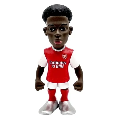 Afbeelding van MINIX Bandai Arsenal Bukayo Saka model, figuur om te verzamelen in het shirt, voetbalspeelgoedserie, verzamel je voetbalfiguren en teams