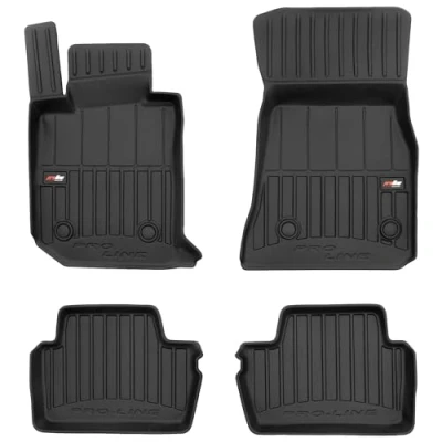 Afbeelding van M MOTOS Rubberen vloermatten voor BMW Serie 2 G42 vanaf 2021, verbeter je reiscomfort met de zwarte antislip automat 3D, alle weersomstandigheden, bescherming tegen vuil