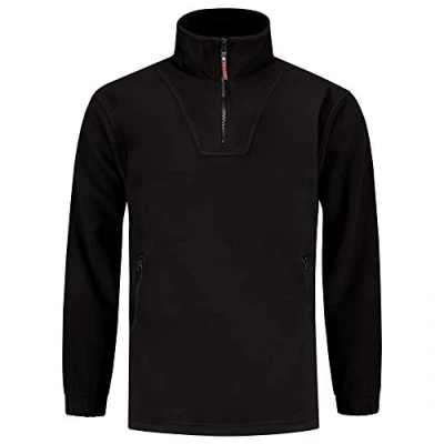 Afbeelding van Tricorp Fleece Sweater Casual Zwart Maat 4XL