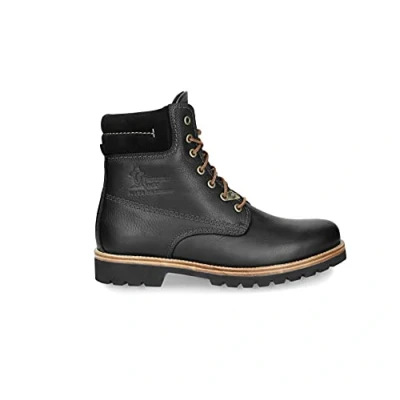 Afbeelding van Panama Jack Veterboots, Heren, Maat: 45, Black Leer
