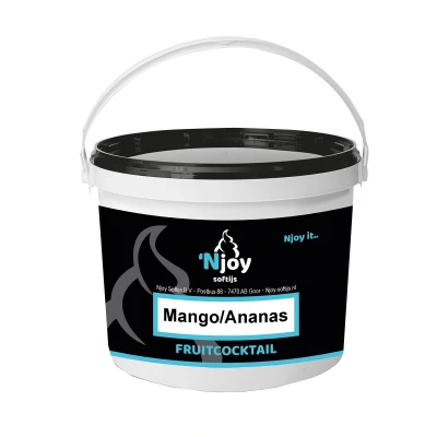 Afbeelding van Njoy Fruitcocktail Ananas/Mango (1kg)
