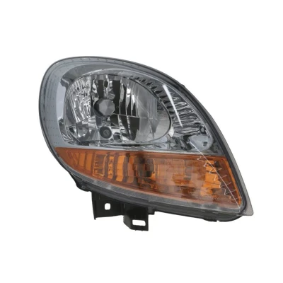 Afbeelding van TYC 20 0361 15 2 Koplampen rechts H4 Geel voor rechtsrijdend verkeer Met lamphouder, Zonder elektro motor RENAULT: Kangoo I Express
