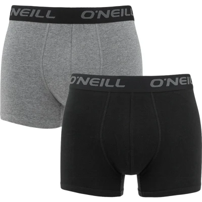 Afbeelding van O&#039;Neill 2P boxers plain zwart &amp; grijs M