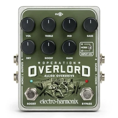 Afbeelding van Electro Harmonix Operation Overlord Allied Overdrive Distortion voor gitaren