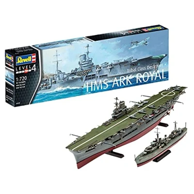 Afbeelding van Revell HMS Ark Royal &amp; Tribal Class Destoyer