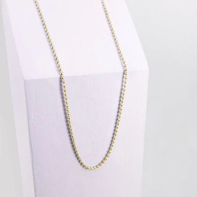 Afbeelding van Ponytail&amp;Co Ketting met Bolletjes Goud 40cm Agradi.be