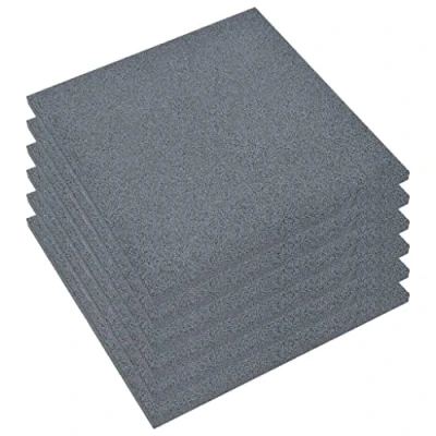 Afbeelding van Valtegels 6 st 50x50x3 cm rubber grijs