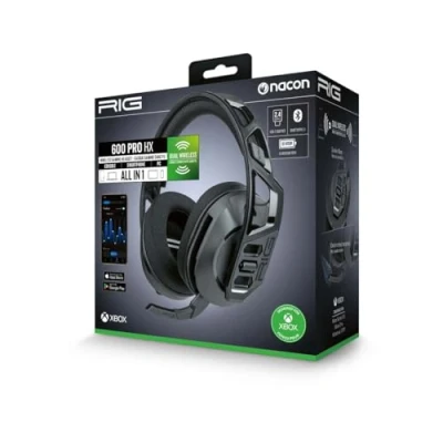 Image de Casque sans fil Bluetooth Nacon RIG 600 PRO HX pour console PC Nintendo Switch Xbox Series X et S Noir