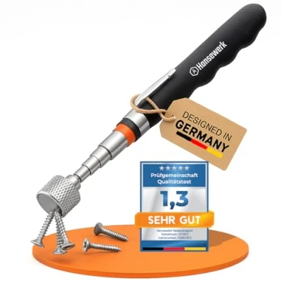 Afbeelding van Hansewerk® Originele telescopische magneetstang, 80 cm, sterke pengereedschap