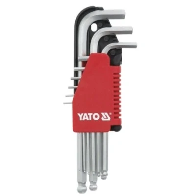 Afbeelding van YATO YT 0506 Haakse schroevendraaierset Chroom vanadium staal 9