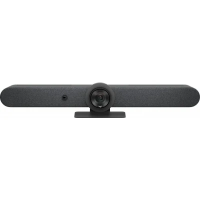 Afbeelding van Logitech ConferenceCam RALLY Bar, 4K Ultra HD, grafiet 3840x2160, 3x USB 2.0 A, 1x 3.0 C, Bluetooth, HDMI, netwerk, afstandsbediening