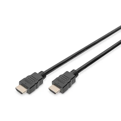 Afbeelding van Digitus DB 330123 030 S HDMI kabel Aansluitkabel A stekker, stekker 3.00 m Zwart 4K UHD, Audio Return Channel (ARC)