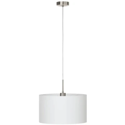 Afbeelding van EGLO Pasteri Hanglamp 1 Lichts Ø38 cm Nikkel Mat Wit