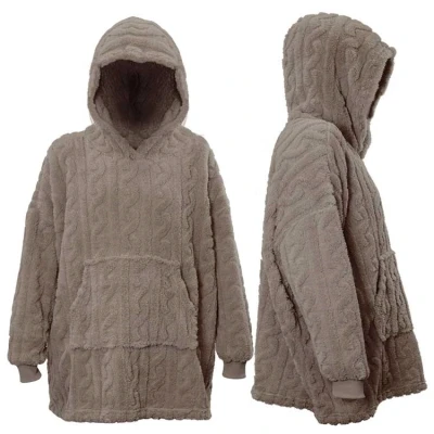 Afbeelding van Unique Living Hoodie Pleun Taupe 70x57x87cm