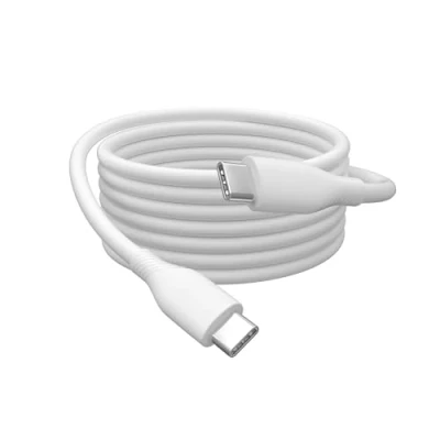 Afbeelding van Digitus USB C kabel 2.0 stekker 1 m Wit (mat) Uitstekende verouderingseigenschappen, Flexibel, Flexibele binnenader, Bestand tegen wisselende