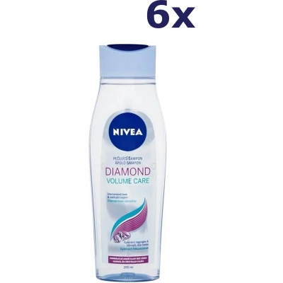 Afbeelding van Nivea Diamond Volume Care Shampoo 6 x 250 ml