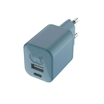 Image de Fresh N Rebel Mini Chargeur Usb c/usb a Pd 30 W Dive Blue (2wc30dv)