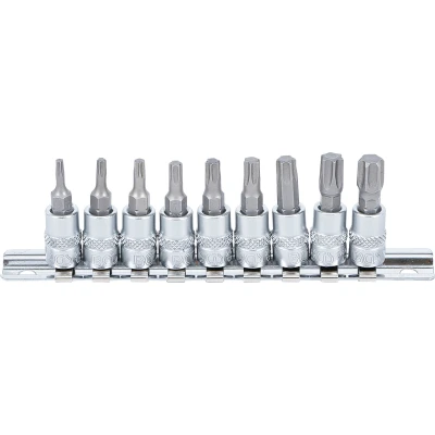 Afbeelding van BGS Dopsleutelbitset 1/4&quot; Torx T10 T50, 9 delig