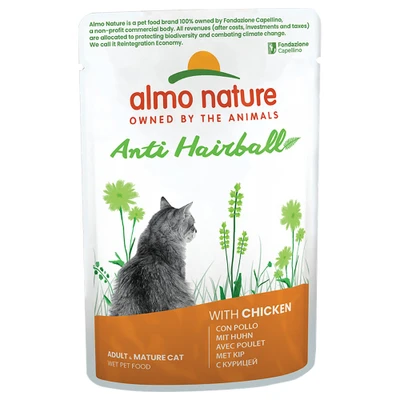 Afbeelding van Almo Nature Kat Anti Haarbal Kip 70 gr
