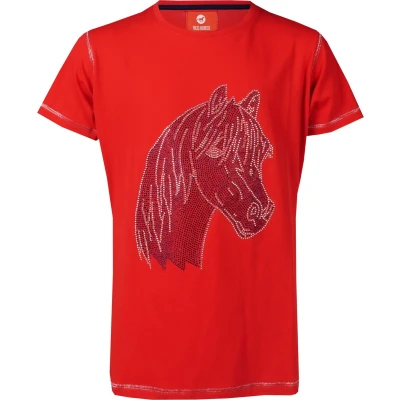 Afbeelding van Red Horse T Shirt Caliber Royal blue 116