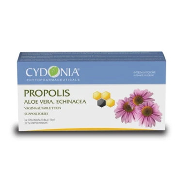 Afbeelding van Cydonia Propolis vaginaaltabletten Aloe Vera Echinacea Intieme Verzorging Natuurlijk Ongemakken