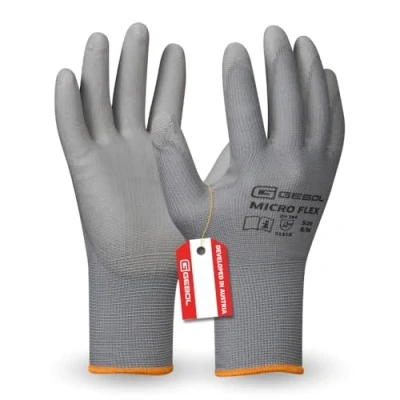 Afbeelding van Gebol Micro Flex Werkhandschoenen voor de nodige gevoeligheid, beschermende handschoenen heren, maat XXXL (maat 12), 1 paar