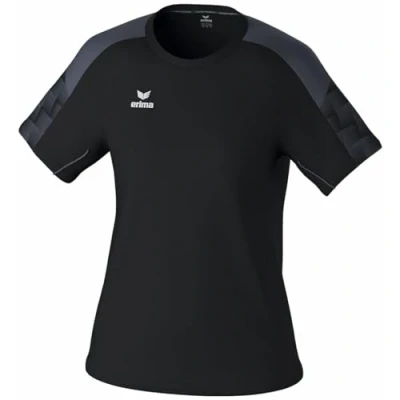 Afbeelding van Erima Evo Star T Shirt Dames Zwart / Grijs Maat: 34