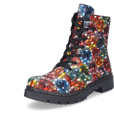 Afbeelding van Rieker dames veterboot multi