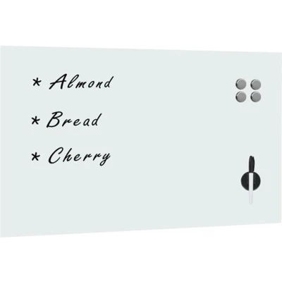 Afbeelding van vidaXL Whiteboard voor aan de wand magnetisch 100x60 cm glas
