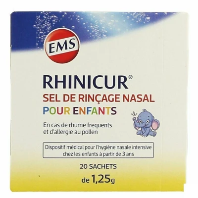 Image de Rhinicur Sel Rincage Nasale Enfants Sach. 20x1,25g