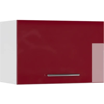 Afbeelding van Vicco Badkamerkast Fame Line, Bordeauxrode hoogglans/Wit, 60 x 40 cm Plat