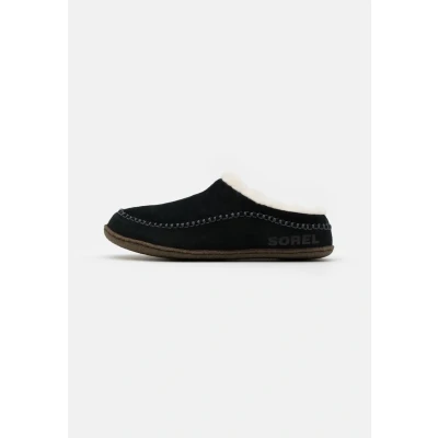 Afbeelding van Sorel Lanner Ridge Pantoffels, Heren, Maat: 46, Black Veloursleer
